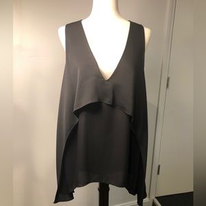 BC BG Max Azria large black V-neck tunic